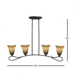 Valley Glen 4-Light Dark Bronze Chandelier by Dale Tiffany -Dale Tiffany Store dark bronze dale tiffany chandeliers ah15014 44 1000