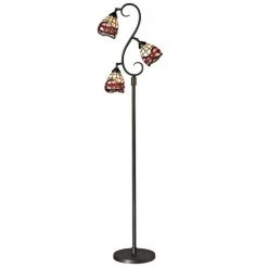 Fall River 70 in. 3-Light Dark Bronze Floor Lamp by Dale Tiffany