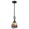 Fall River 1-Light Dark Bronze Mini Pendant by Dale Tiffany