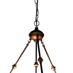 Anacapa Dragonfly Inverted 3-Light Dark Brown Shaded Pendant Light by Dale Tiffany -Dale Tiffany Store dark brown dale tiffany chandeliers th21070 4f 1000