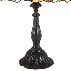 Alcira 19 in. Dark Coffee Table Lamp by Dale Tiffany 12 Alcira 19 in. Dark Coffee Table Lamp by Dale Tiffany -Dale Tiffany Store dark coffee dale tiffany table lamps tt21171 1f 1000