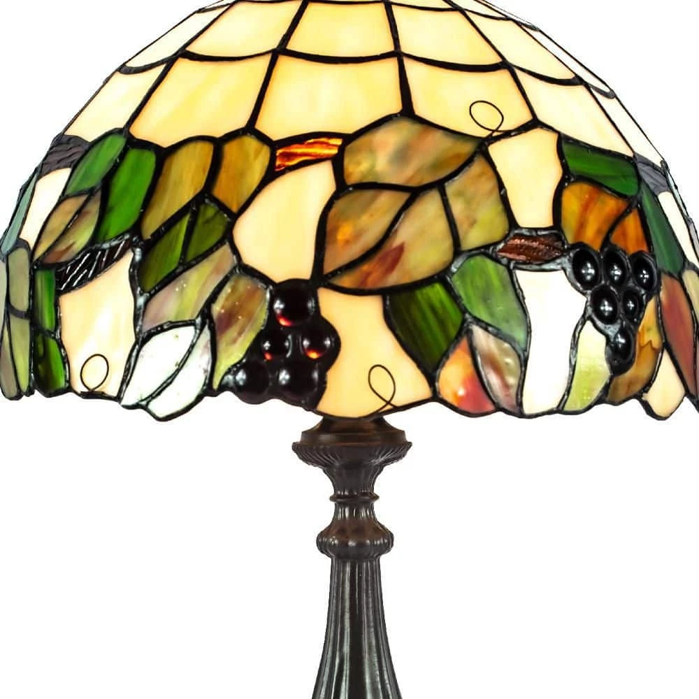 Alcira 19 in. Dark Coffee Table Lamp by Dale Tiffany 6 Alcira 19 in. Dark Coffee Table Lamp by Dale Tiffany - Image 4