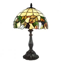 Alcira 19 in. Dark Coffee Table Lamp by Dale Tiffany
