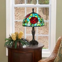 Saros 19 .5 in. Dark Coffee Table Lamp by Dale Tiffany -Dale Tiffany Store dark coffee dale tiffany table lamps tt21180 31 1000