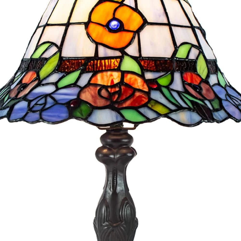 Sarrona 19 .5 in. Dark Coffee Table Lamp by Dale Tiffany 6 Sarrona 19 .5 in. Dark Coffee Table Lamp by Dale Tiffany - Image 4