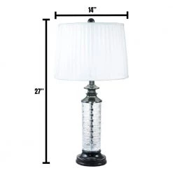 Overland 27 in. Ebony Black Table Lamp with Softback Fabric Shade by Dale Tiffany -Dale Tiffany Store ebony black dale tiffany table lamps gt18316 c3 1000