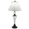 32 in. Ebony Black Table Lamp with Softback Fabric by Dale Tiffany -Dale Tiffany Store ebony black dale tiffany table lamps gt18317 64 1000