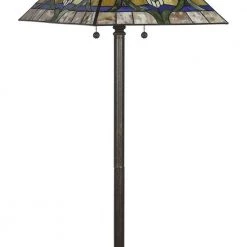 Pusan 63.75 in. Fieldstone Floor Lamp by Dale Tiffany -Dale Tiffany Store fieldstone dale tiffany floor lamps tf20122 4f 1000