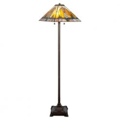 Pusan 63.75 in. Fieldstone Floor Lamp by Dale Tiffany