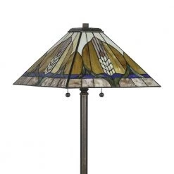 Pusan 63.75 in. Fieldstone Floor Lamp by Dale Tiffany -Dale Tiffany Store fieldstone dale tiffany floor lamps tf20122 c3 1000
