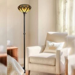 Biolla 71 in. Fieldstone Floor Lamp by Dale Tiffany -Dale Tiffany Store fieldstone dale tiffany floor lamps tr20141 31 1000