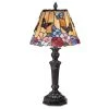 24 in Butterfly Peony Fieldstone Finish Table Lamp with Tiffany Art Glass Table Lamp by Dale Tiffany -Dale Tiffany Store fieldstone dale tiffany table lamps tt100587 64 1000