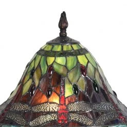 Albany 20 .5 in. Fieldstone Table Lamp with Hand Rolled Art Glass (Tiffany) Shade by Dale Tiffany -Dale Tiffany Store fieldstone dale tiffany table lamps tt18059 c3 1000