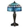 Indie Diamond 24.5 in. Fieldstone Table Lamp with Hand Rolled Art Glass Shade by Dale Tiffany -Dale Tiffany Store fieldstone dale tiffany table lamps tt19053 64 1000