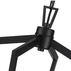 Perch 14 in. 4-Light Black Candlestick Pendant Chandelier Caged Farmhouse by TRUE FINE -Dale Tiffany Store matte black true fine chandeliers td40017c 1f 1000