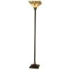 Double Arrowhead Torchiere by Dale Tiffany -Dale Tiffany Store mica bronze dale tiffany floor lamps tr11061 64 1000