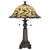 23 in. Mica Bronze Donavan Table Lamp with Tiffany Art Glass Shade by Dale Tiffany -Dale Tiffany Store mica bronze dale tiffany table lamps tt60574 64 1000