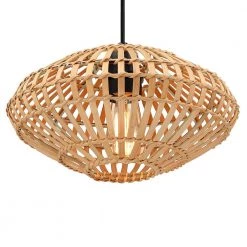 13 in. 1-Light Eclectic Natural Rattan and Bamboo Island Mini Pendant Light with Black Hardware by TRUE FINE -Dale Tiffany Store natural rattan and bamboo true fine pendant lights td90001p fa 1000