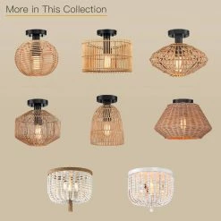 1-Light Eclectic Natural Rattan Globe Island Mini Pendant Light with Black Hardware by TRUE FINE -Dale Tiffany Store natural rattan true fine pendant lights td90004p 76 1000