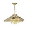 Ackley 5-Light Polished Brass Shaded Pendant Light by Dale Tiffany -Dale Tiffany Store polished brass dale tiffany chandeliers th19007 64 1000