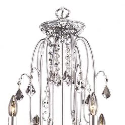 Tennyson 9-Light Polished Chrome Chandelier by Dale Tiffany -Dale Tiffany Store polished chrome dale tiffany chandeliers gh80281 4f 1000