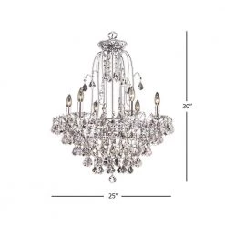 Tennyson 9-Light Polished Chrome Chandelier by Dale Tiffany -Dale Tiffany Store polished chrome dale tiffany chandeliers gh80281 c3 1000