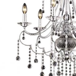 Edenbridge 6-Light Polished Chrome Chandelier by Dale Tiffany -Dale Tiffany Store polished chrome dale tiffany chandeliers gh80553 44 1000