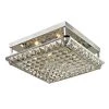 Ibiza 5 in. Polished Chrome Flush Mount/Semi Flush Mount with Crystal and Metal Shade by Dale Tiffany -Dale Tiffany Store polished chrome dale tiffany flush mount lights gh13342 64 1000