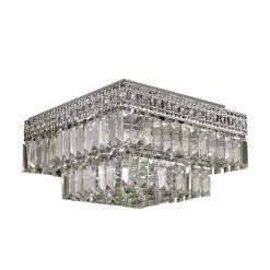 Berlin 14 in. 5-Light Polished Chrome Flush Mount by Dale Tiffany