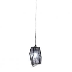 Altair 1-Light Polished Chrome Shaded Pendant Light by Dale Tiffany