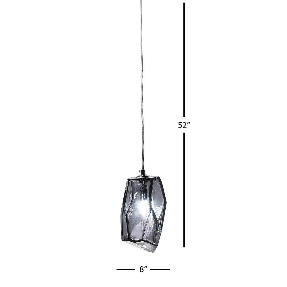 Altair 1-Light Polished Chrome Shaded Pendant Light by Dale Tiffany 5 Altair 1-Light Polished Chrome Shaded Pendant Light by Dale Tiffany - Image 3