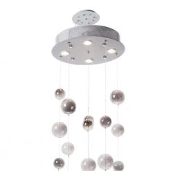 Sylas 4-Light Polished Chrome Cluster Pendant Light by Dale Tiffany -Dale Tiffany Store polished chrome dale tiffany pendant lights hah19250 4f 1000