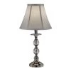 20 in. Polished Chrome Crystal Table Lamp with Fabric Shade by Dale Tiffany 1 20 in. Polished Chrome Crystal Table Lamp with Fabric Shade by Dale Tiffany -Dale Tiffany Store polished chrome dale tiffany table lamps gt10169 64 1000