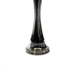 Vena 27 in. Polished Chrome Table Lamp with Fabric Shade by Dale Tiffany -Dale Tiffany Store polished chrome dale tiffany table lamps gt20040 1f 1000