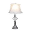 Avery 26 in. Polished Chrome Table Lamp with Fabric Shade by Dale Tiffany -Dale Tiffany Store polished chrome dale tiffany table lamps gt21131 64 1000