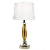 Glossy 26 in. Polished Chrome Table Lamp with Fabric Shade by Dale Tiffany -Dale Tiffany Store polished chrome dale tiffany table lamps gt21189 64 1000
