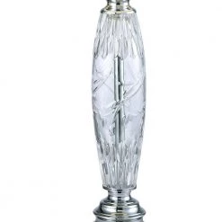 Powis 29 in. Polished Chrome Table Lamp with Fabric Shade by Dale Tiffany -Dale Tiffany Store polished chrome dale tiffany table lamps sgt16160f 4f 1000