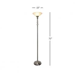 Alaris 72 in. Polished Nickel Floor Lamp with Art Glass Shade by Dale Tiffany 14 Alaris 72 in. Polished Nickel Floor Lamp with Art Glass Shade by Dale Tiffany -Dale Tiffany Store polished nickel dale tiffany floor lamps gr20309 44 1000
