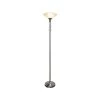 Alaris 72 in. Polished Nickel Floor Lamp with Art Glass Shade by Dale Tiffany -Dale Tiffany Store polished nickel dale tiffany floor lamps gr20309 64 1000