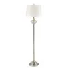Leyla 58 in. Polished Nickel Floor Lamp with Hardback Fabric Shade by Dale Tiffany 2 Leyla 58 in. Polished Nickel Floor Lamp with Hardback Fabric Shade by Dale Tiffany -Dale Tiffany Store polished nickel dale tiffany floor lamps sgf17175f 64 1000