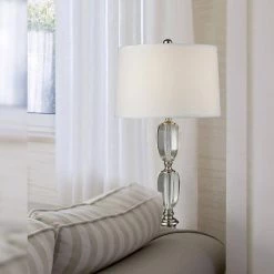 Crystal 27 in. Polished Nickel Table Lamp by Dale Tiffany -Dale Tiffany Store polished nickel dale tiffany table lamps gt14261 31 1000