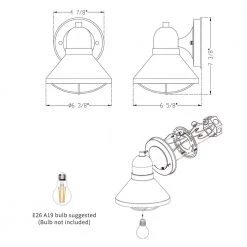 Richland 1-Light Powder-Coated Black Outdoor Wall Lantern Sconce (Set of 2) by TRUE FINE -Dale Tiffany Store powder coated black true fine outdoor sconces 9012ot 2pk 40 1000