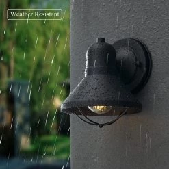 Richland 1-Light Powder-Coated Black Outdoor Wall Lantern Sconce (Set of 2) by TRUE FINE -Dale Tiffany Store powder coated black true fine outdoor sconces 9012ot 2pk 4f 1000