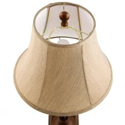 27.5 in. Royal Bronze Table Lamps with Beige Shade, 9.5-Watt LED Bulbs Included (Set of 2) by TRUE FINE -Dale Tiffany Store royal bronze true fine table lamps ad1009 2pk 1f 1000