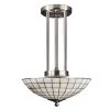 2-Light Satin Nickel Dome Inverted Pendant by Dale Tiffany -Dale Tiffany Store satin nickel dale tiffany chandeliers sth11071 64 1000