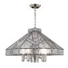 6-Light Antique Silver 6-Sided Hanging Fixture by Dale Tiffany -Dale Tiffany Store silver dale tiffany chandeliers sth11031 64 1000