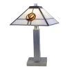 Mack Rose 16.75 in. Silver Table Lamp with Hand Rolled Art Glass Shade by Dale Tiffany -Dale Tiffany Store silver dale tiffany table lamps stt19050 64 1000
