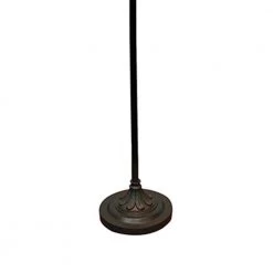 Alassio 72 .5 in. Tiffany Bronze Floor Lamp with Hand Rolled Art Glass (Tiffany) Shade by Dale Tiffany -Dale Tiffany Store tiffany bronze dale tiffany floor lamps tf20386 1f 1000