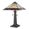 Novella 25 in. Bronze Table Lamp with Hand Rolled Art Glass Shade by Dale Tiffany -Dale Tiffany Store tiffany bronze dale tiffany table lamps tt19171 64 1000