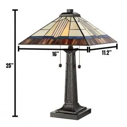 Novella 25 in. Bronze Table Lamp with Hand Rolled Art Glass Shade by Dale Tiffany 10 Novella 25 in. Bronze Table Lamp with Hand Rolled Art Glass Shade by Dale Tiffany -Dale Tiffany Store tiffany bronze dale tiffany table lamps tt19171 c3 1000